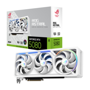 ASUS ROG Astral GeForce RTX 5080 16GB GDDR7 White OC Edition